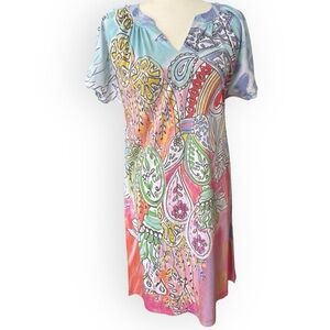 NWT Atelier 5 Raglan Sleeve Original Art To Wear Dress Size S